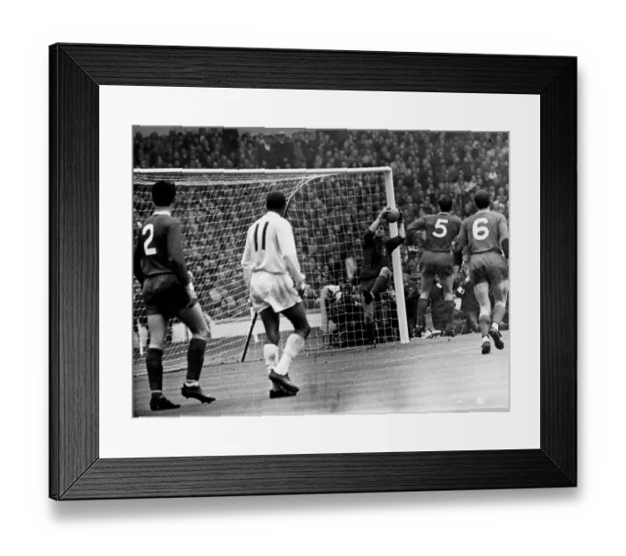 Framed Print : 1965 FA Cup Final at Wembley Stadium May 1965. Liverpool 2 v Leeds United 1