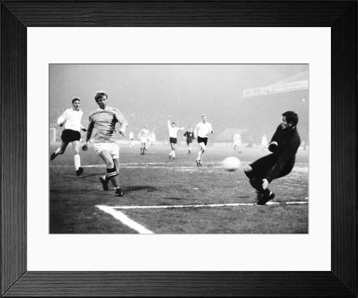 Framed Print : European Cup Winners Cup Second Round Second Leg match at Maine Road November 1969