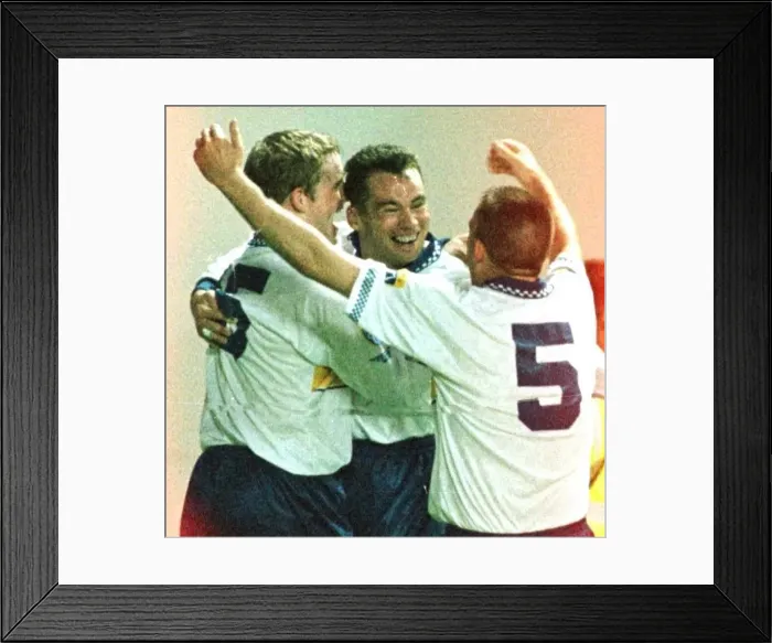 Framed Print : European Cup Winners Cup Preliminary Qualifier First Leg August 1997 Kilmarnock 2