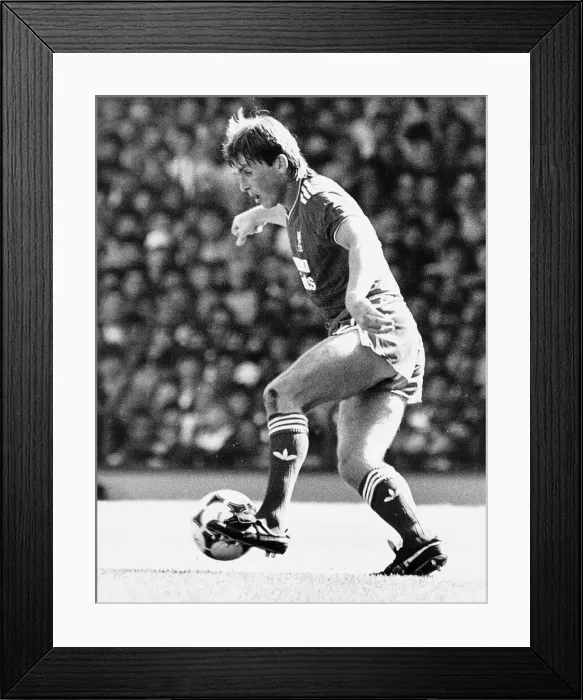 Framed Print : Kenny Dalglish footballer player manager Liverpool FC 1985