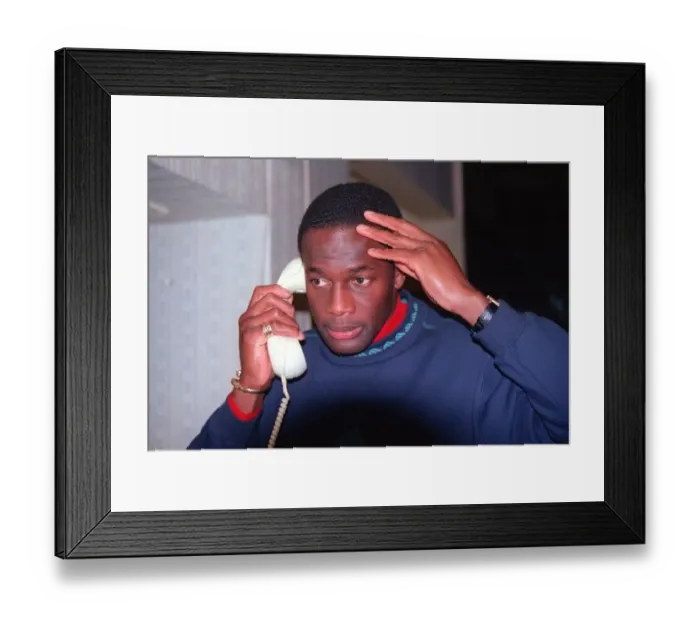 : Justin Fashanu Football Player TV Presenter 1990 : Justin Fashanu Football Player TV Presenter 1990