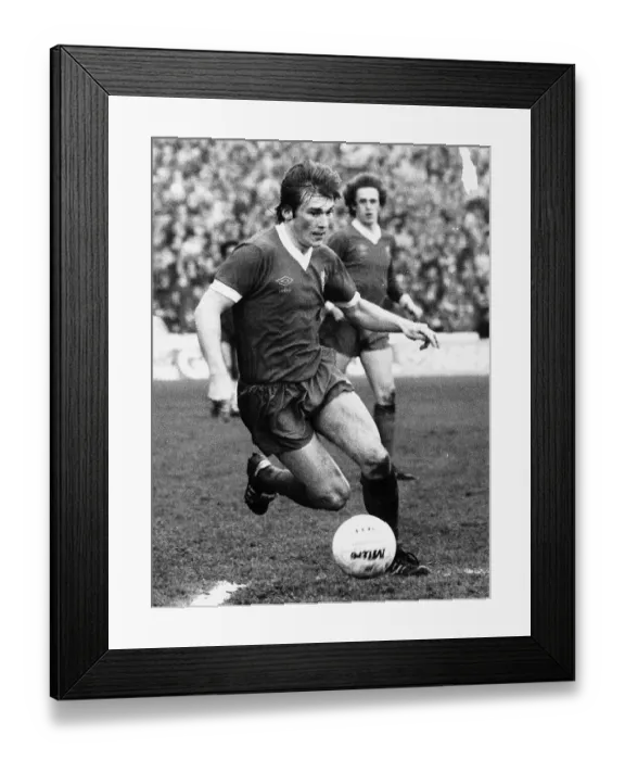 Framed Print : Kenny Dalglish footballer Liverpool FC 1978