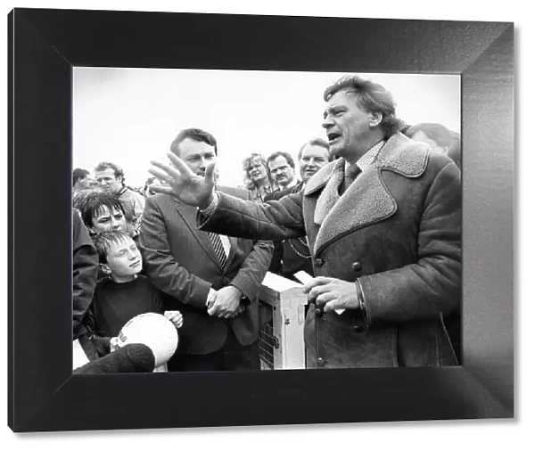Bobby Robson at the Lightfoot Sports Stadium in Wharrier Street