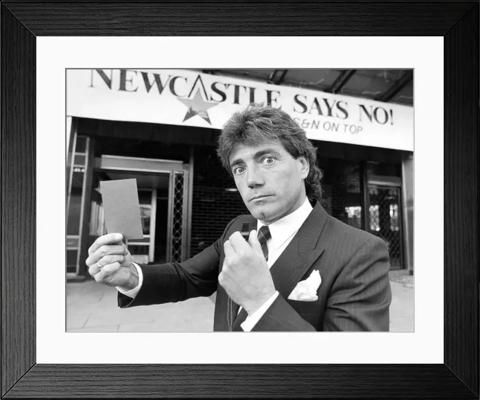 Framed Print : Kevin Keegan pleading for Newcastle breweries to belong to Newcastle Framed Print : Kevin Keegan pleading for Newcastle breweries to belong to Newcastle