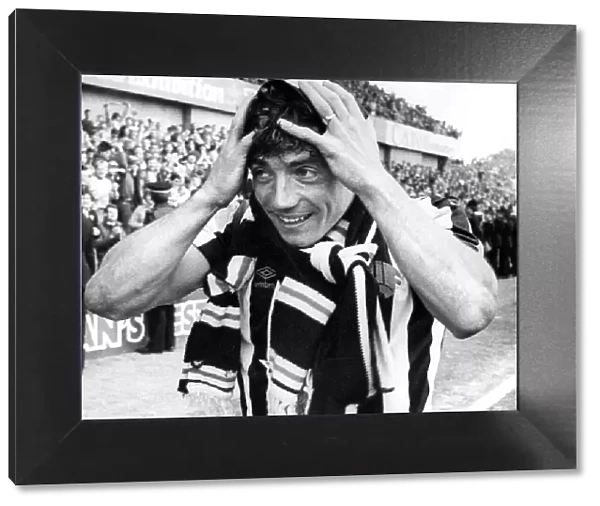 Newcastle United skipper Kevin Keegan at his farewell party at St. Jamess Park