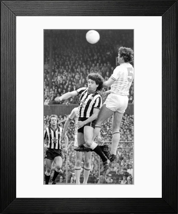 Framed Print : Newcastler skipper Kevin Keegan under tremendous pressure from Sheffield Weddnesday Framed Print : Newcastler skipper Kevin Keegan under tremendous pressure from Sheffield Weddnesday