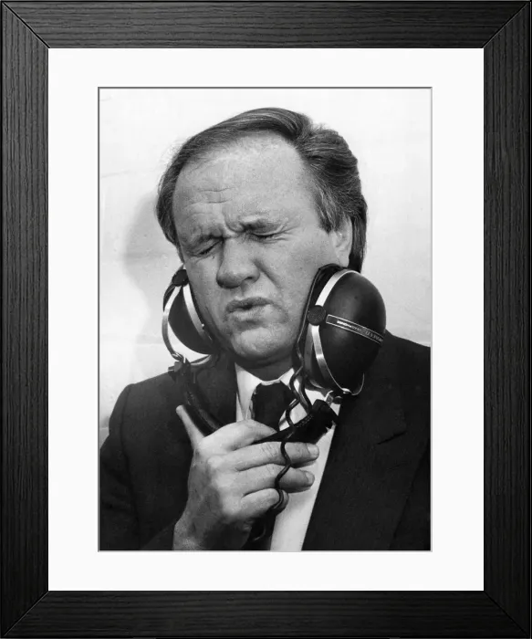 Framed Print : Football Manager Ron Atkinson. December 1985 P008329 Framed Print : Football Manager Ron Atkinson. December 1985 P008329