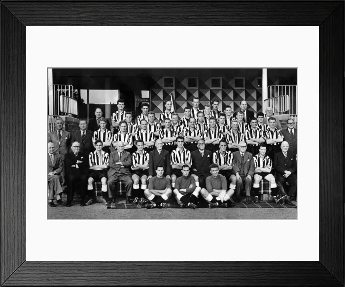 Framed Print : Newcastle Official Group of Professional Players. August 1957 Framed Print : Newcastle Official Group of Professional Players. August 1957