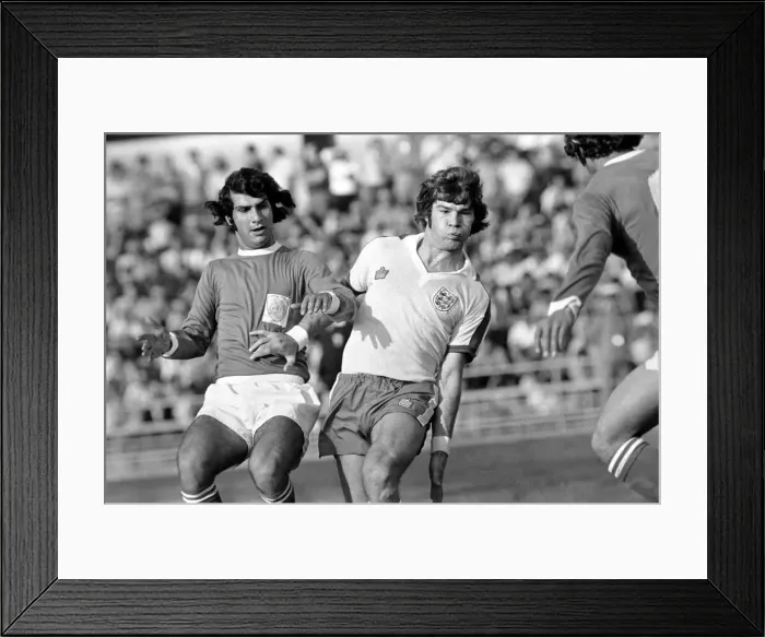 Framed Print : European Championship Qualifying match in Limassol Cyprus 0 v England 1
