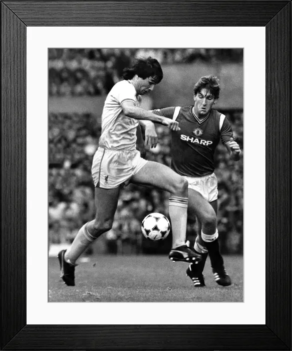 Framed Print : Action during the League Division one match between Manchester United