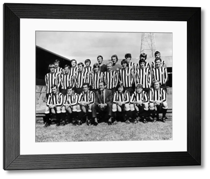 Framed Print : Newcastle United team group at St James Park Back row L-R: Craig, Mitchell Framed Print : Newcastle United team group at St James Park Back row L-R: Craig, Mitchell