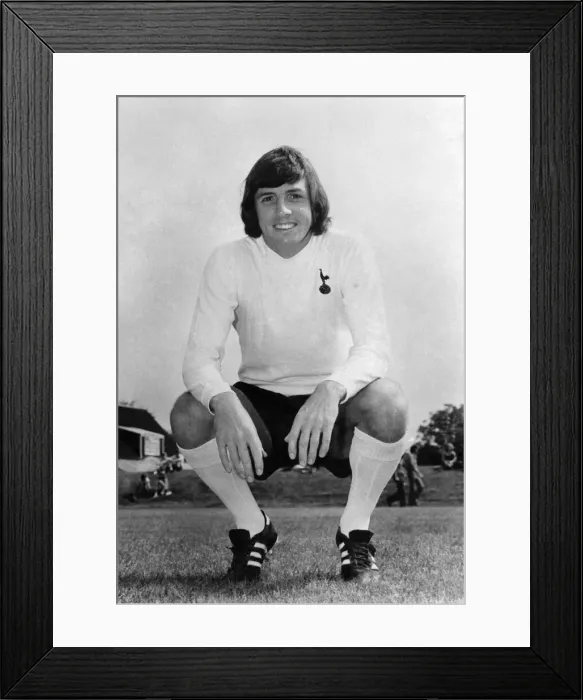 Framed Print : Tottenham Hotspur footballer Martin Peters. September 1973