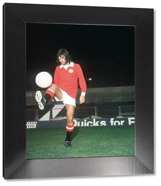 George Best Manchester United seen here at Old Trafford in 1972