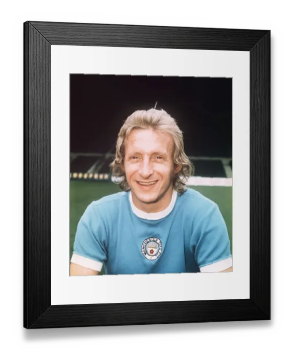 Framed Print : Denis Law footballer Manchester City FC