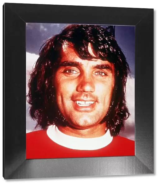 George Best footballer Manchester United FC Circa 1972