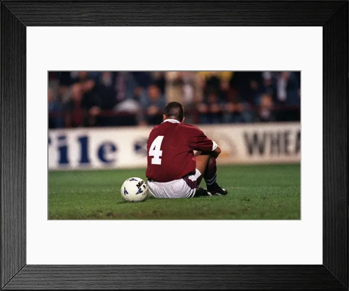 Framed Print : European Cup Winners Cup Preliminary Qualifier Second Leg at Tynecastle August 1996