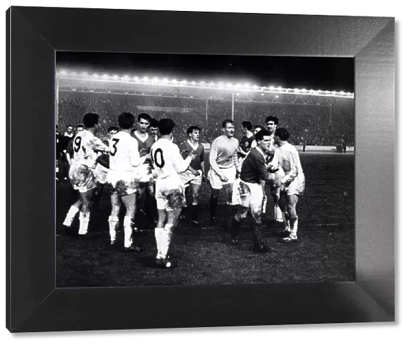 European Cup Winners Cup First Round First Leg match at White Hart Lane October 1962