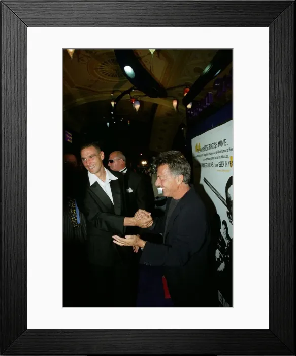 Framed Print : Vinnie Jones Football  /  Actor August 98 QPR Player Manager turned actor arriving for