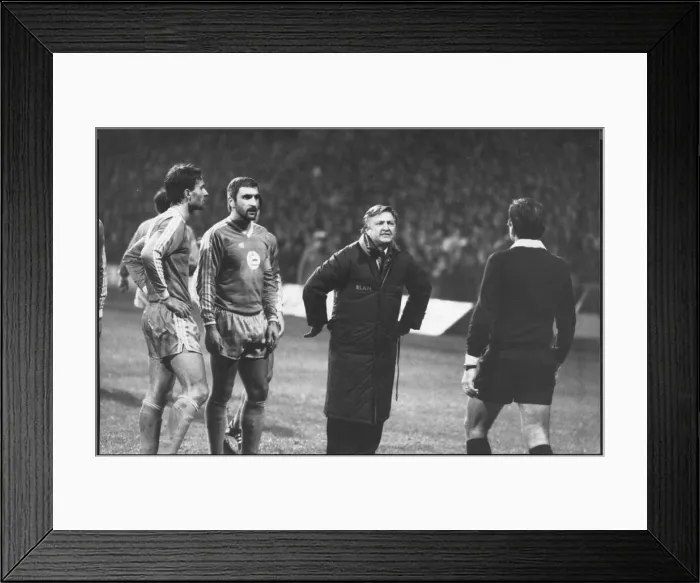Framed Print : European Cup Winners Cup Second Round Second Leg at Park Head November 1984 Celtic Framed Print : European Cup Winners Cup Second Round Second Leg at Park Head November 1984 Celtic