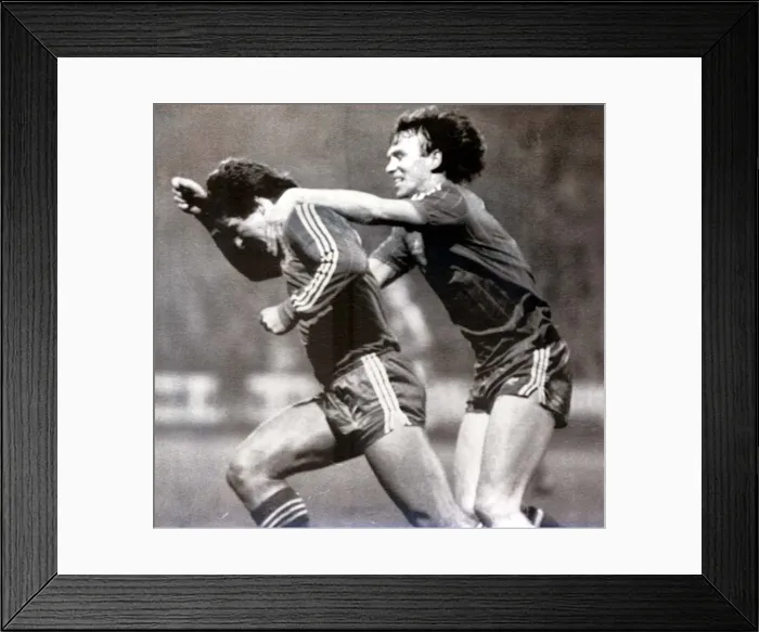 Framed Print : European Cup Winners Cup Quarter Final Second Leg at Pittodrie March 1984 Aberdeen Framed Print : European Cup Winners Cup Quarter Final Second Leg at Pittodrie March 1984 Aberdeen