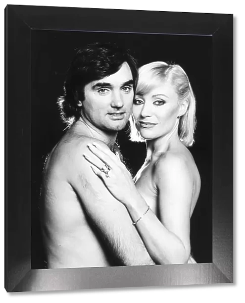 George Best football with model wife Angie Circa 1979