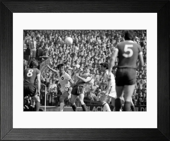 Framed Print : F.A Cup Semi Final - West Ham 1 v. Everton 1. April 1980 LF02-26-018 *** Local Caption