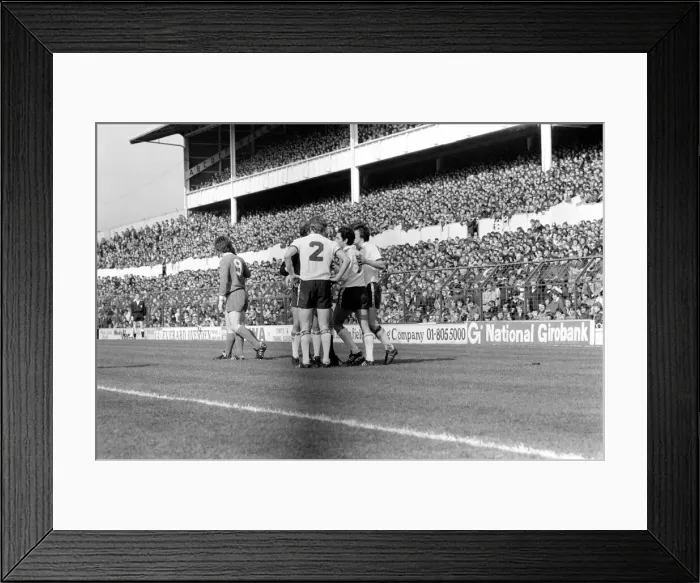 Framed Print : Tottenham Hotspur 2 v. Liverpool 0. March 1980 LF02-18-131 Local Caption Division