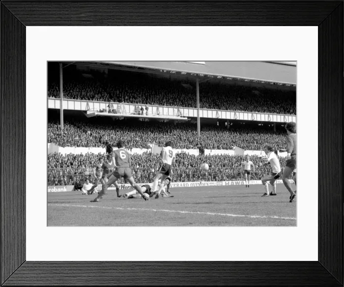 Framed Print : Tottenham Hotspur 2 v. Liverpool 0. March 1980 LF02-18-052 Local Caption Division Framed Print : Tottenham Hotspur 2 v. Liverpool 0. March 1980 LF02-18-052 Local Caption Division
