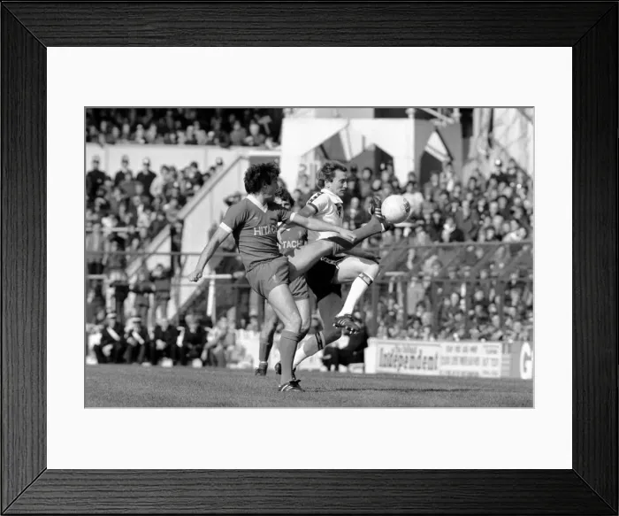 Framed Print : Tottenham Hotspur 2 v. Liverpool 0. March 1980 LF02-18-004 Local Caption Division Framed Print : Tottenham Hotspur 2 v. Liverpool 0. March 1980 LF02-18-004 Local Caption Division