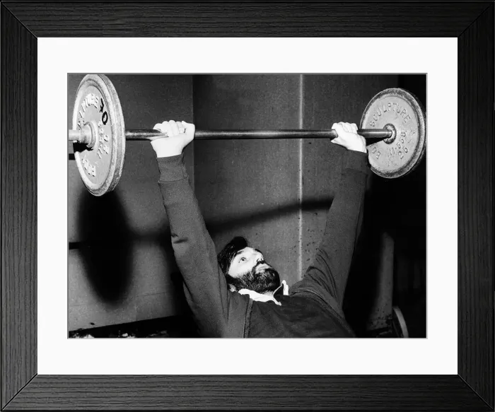 Framed Print : George Best keeps fit May 1974 Framed Print : George Best keeps fit May 1974