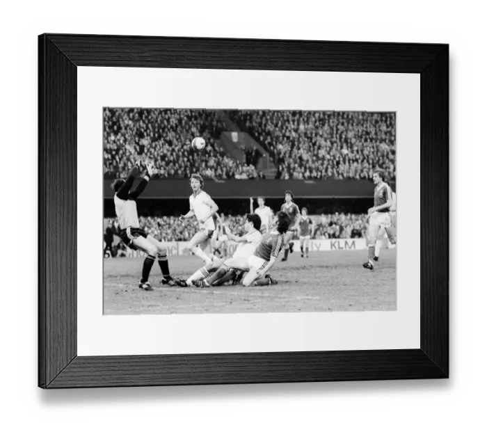 Framed Print : UEFA Cup Final First Leg at Portman Road May 1981 Ipswich Town 4 v AZ 67 Alkmaar 2