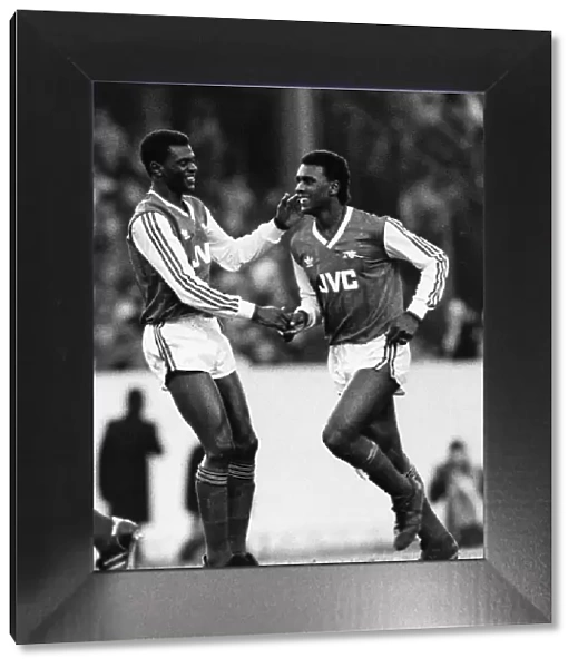 1987 FA Cup Fourth Round Arsenal v Plymouth February 1987 Arsenal