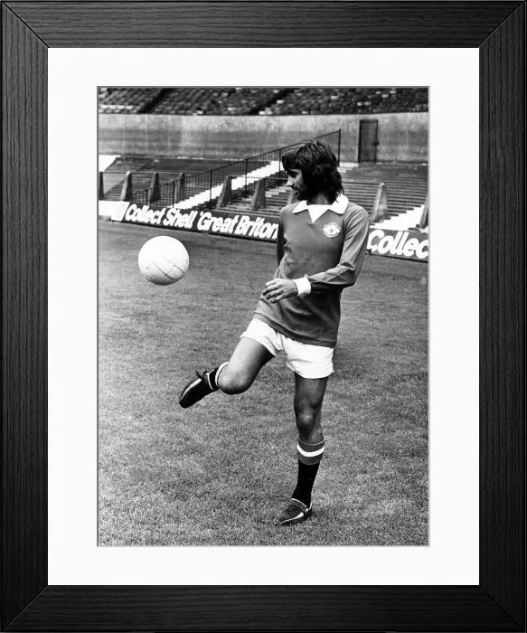 Framed Print : George Best Manchester United Framed Print : George Best Manchester United