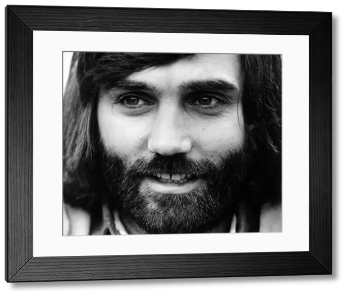 Framed Print : George Best Footballer May 1974 Framed Print : George Best Footballer May 1974