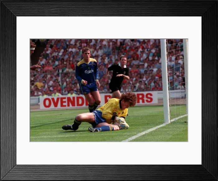 Framed Print : 1988 FA Cup Final at Wembley. Wimbledon 1 v Liverpool 0 May 1988 Wimbledon Framed Print : 1988 FA Cup Final at Wembley. Wimbledon 1 v Liverpool 0 May 1988 Wimbledon