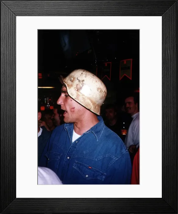 Framed Print : Vinnie Jones Footballer and Actor Framed Print : Vinnie Jones Footballer and Actor