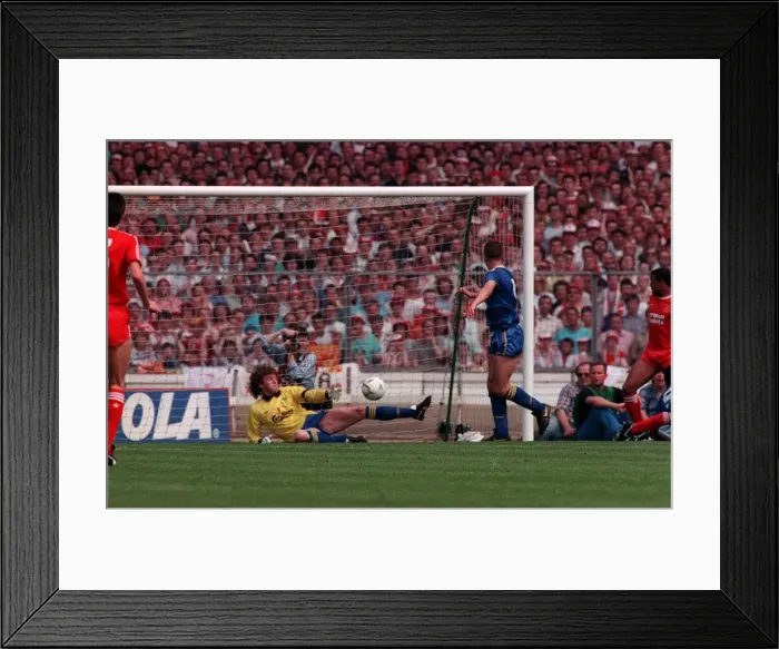 Framed Print : 1988 FA Cup Final at Wembley. Wimbledon 1 v Liverpool 0 May 1988 Wimbledon Framed Print : 1988 FA Cup Final at Wembley. Wimbledon 1 v Liverpool 0 May 1988 Wimbledon
