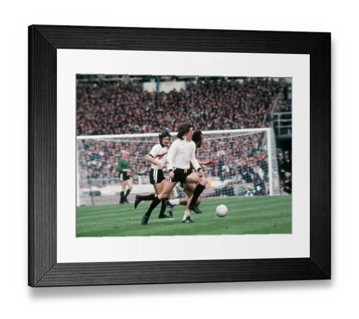 Framed Print : 1975 FA Cup Final at Wembley May 1975 West Ham United 2 v Fulham 0 Action Framed Print : 1975 FA Cup Final at Wembley May 1975 West Ham United 2 v Fulham 0 Action