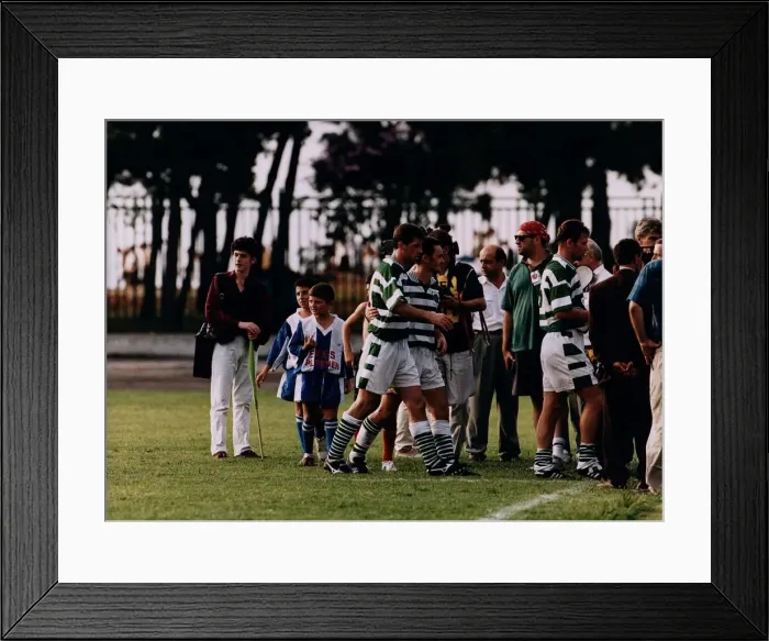 Framed Print : European Cup Winners Cup First Round Second Leg match September 1995 Celtic 4 v Framed Print : European Cup Winners Cup First Round Second Leg match September 1995 Celtic 4 v