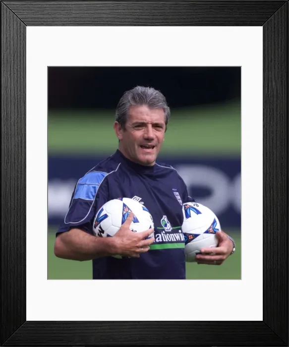 Framed Print : England manager Kevin Keegan during a training session at Bisham Abbey August Framed Print : England manager Kevin Keegan during a training session at Bisham Abbey August