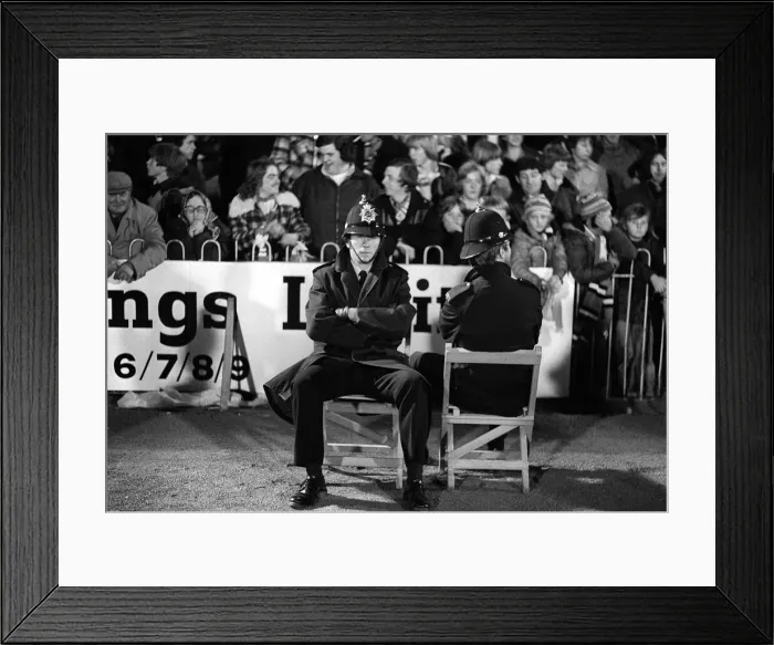 Framed Print : European Cup Winners Cup First Round Second Leg match at Home Park, Plymouth Framed Print : European Cup Winners Cup First Round Second Leg match at Home Park, Plymouth