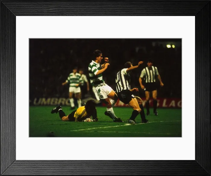 Framed Print : European Cup Winners Cup First Round First Leg match at Park Head September 1989