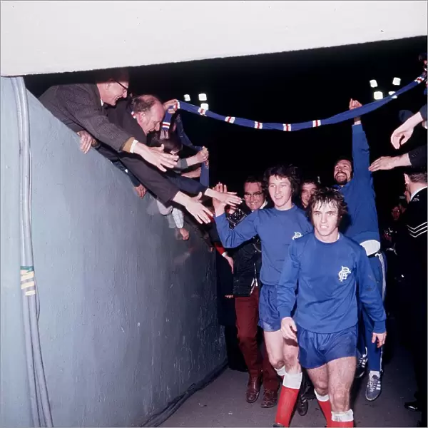 European Cup Winners Cup Semi Final Second Leg at Ibrox April 1972 Glasgow Rangers