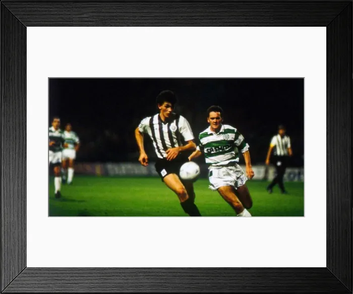 Framed Print : European Cup Winners Cup First Round Second Leg match at Park Head September 1989