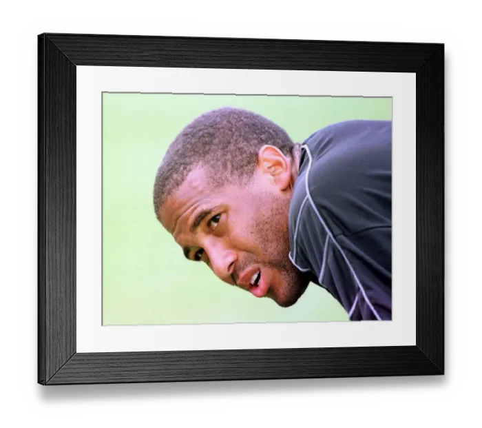 Framed Print : Celtic coach John Barnes at the training camp in Norway July 1999