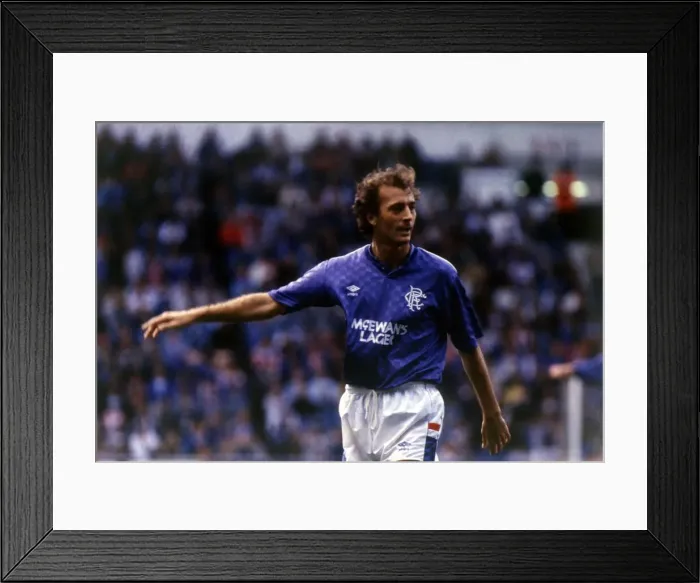 Framed Print : Trevor Francis Rangers football player September 1987 Framed Print : Trevor Francis Rangers football player September 1987