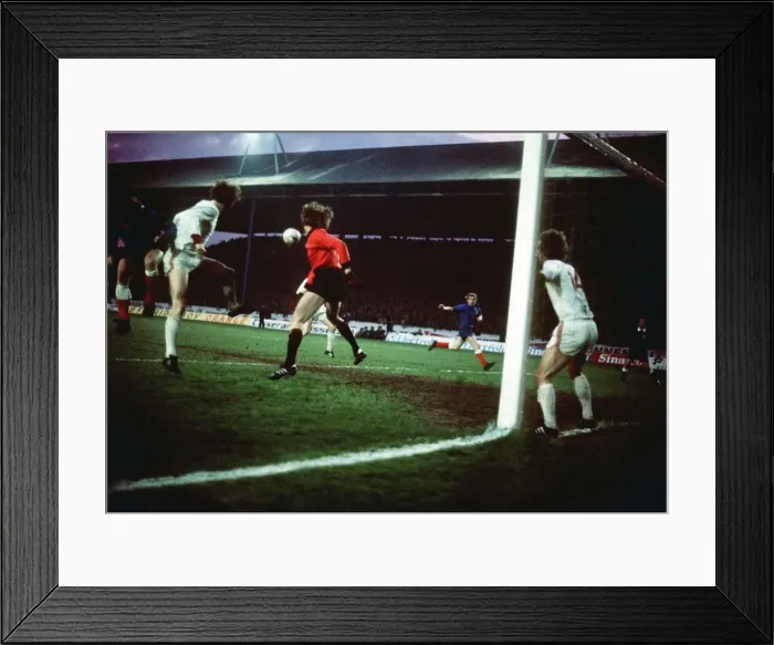 Framed Print : European Cup Winners cup Semi Final Second Leg at Ibrox April 1972 Rangers 2 v Framed Print : European Cup Winners cup Semi Final Second Leg at Ibrox April 1972 Rangers 2 v