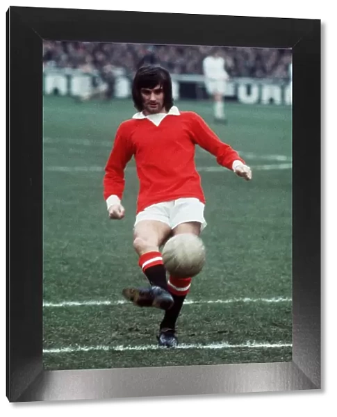 George Best 1972 Manchester United footballer Leeds V Manchester United