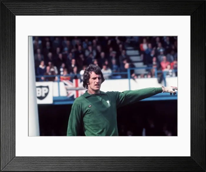 Framed Print : Ray Clemence Liverpool 1977 QPR v Liverpool football Framed Print : Ray Clemence Liverpool 1977 QPR v Liverpool football