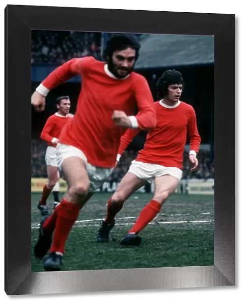 Manchester Uniteds George Best in action against Chelsea March 1970